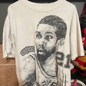 Tim Duncan shirt NBA shirt men large rare